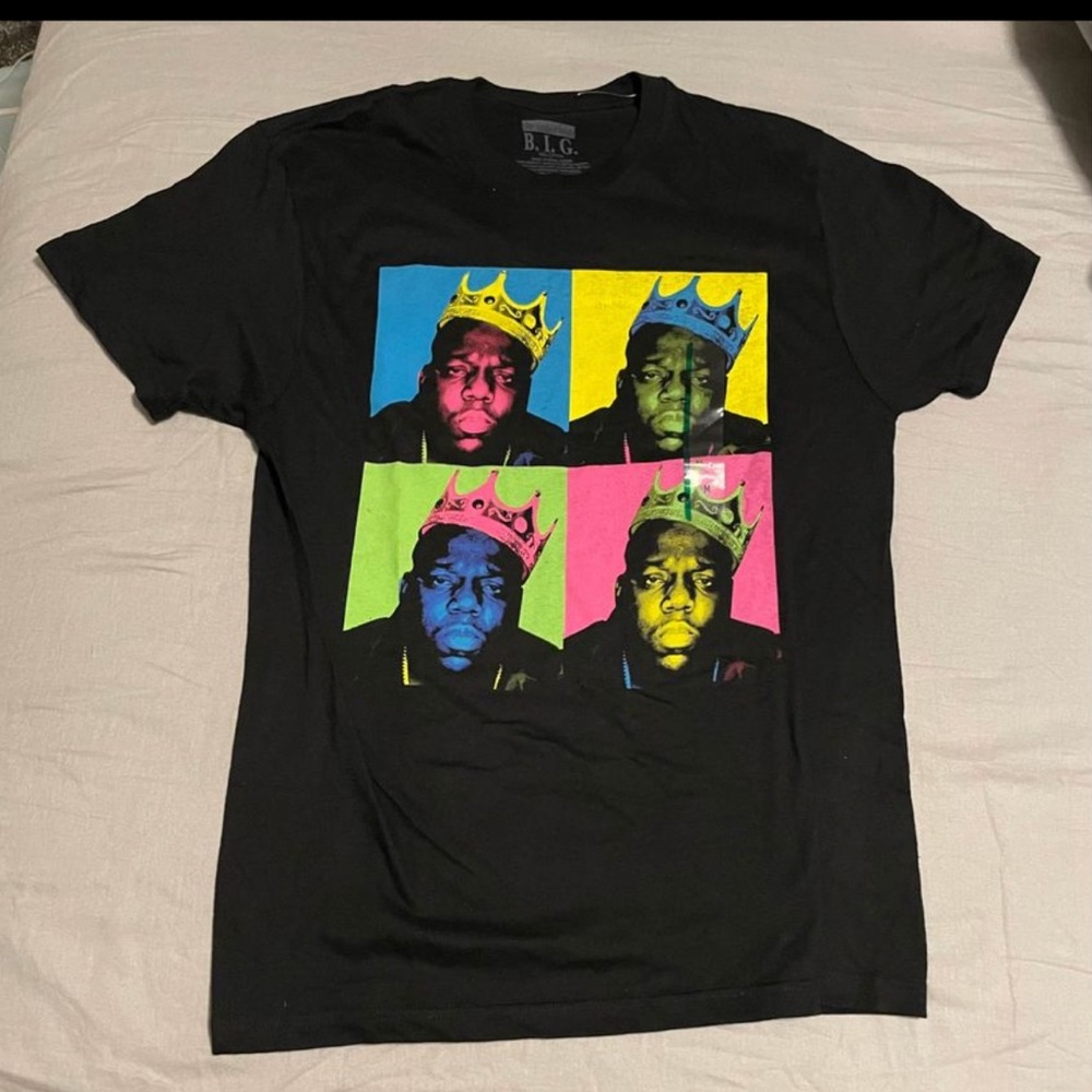 Notorious B.I.G. T-Shirt-Black-Medium.